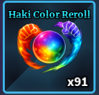 Haki Color Reroll